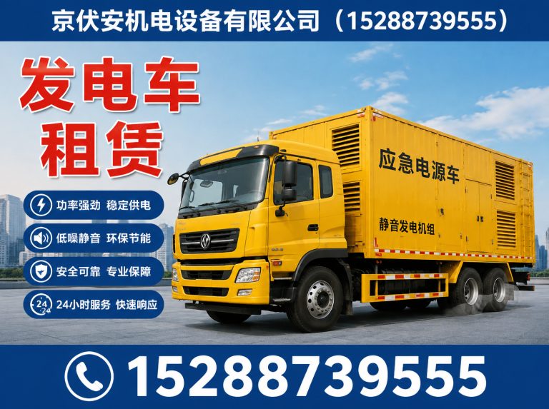 黄南发电车租赁展示图
